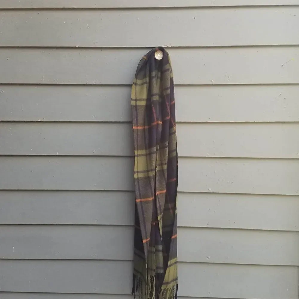 Cashluxe Acrylic Plaid Scarf